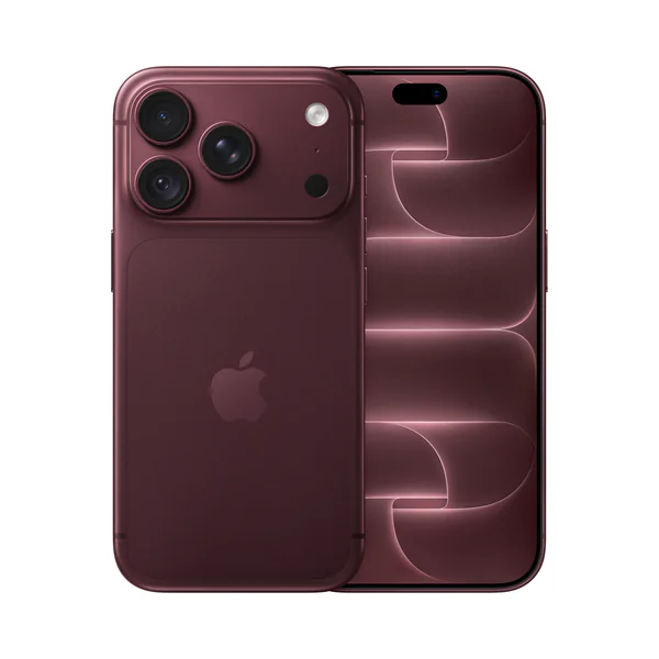 iPhone bordô visto de frente e de costas